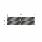 MOSRUBBER RECHTHOEKIG 50X15MM