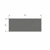 MOSRUBBER RECHTHOEKIG 50X20MM