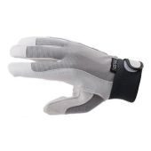 OX-ON Kenwo Lederen Handschoen Velcro Sluiting Mt 09 MT 09