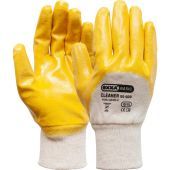 Oxxa Handschoen Cleaner-NBR 50-000 Geel/Wit Maat 10/XL