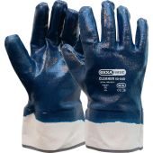Oxxa Handschoen Cleaner-NBR 50-040 Blauw/Wit Maat 10/XL