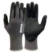 Oxxa Handschoen E-Mission-Flex 52-200 Zwart/Grijs Maat 9/L