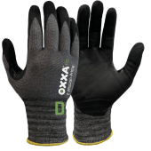 Oxxa Handschoen E-Mission-Prime 52-720 Zwart/Grijs Maat 7/S