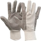 Oxxa Handschoen Polka-Dot 14-550 Wit/Stippen Maat 10/XL