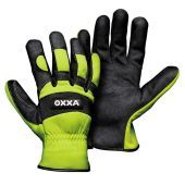 Oxxa Handschoen X-Mech-Thermo 51-615 Zwart/Geel Maat 9/L