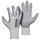 Oxxa Handschoen X-Nitrile-Foam 51-280 Grijs/Wit Maat 8/M