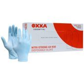 Oxxa Wegwerphandschoen Nitri-Strong 44-530 Blauw Maat 7/S
