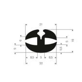 PEESPROFIEL 21MM 6,0/5,0MM