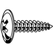 - Plaatschroef Met Flens ELV Zwart Gepassiveerd DIN 7981 3.9X9.5