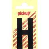 Pickup Plakletters Zwart 120 MM - H