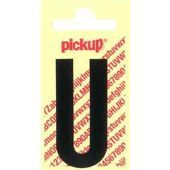 Pickup Plakletters Zwart 60 MM - U