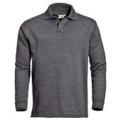 Santino Polosweatshirt Rick Donker Grijs Maat Xl DONKER GRIJS MAAT XL