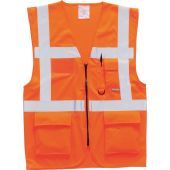 Portwest Berlin Hi-Vis Executive Vest S476 Oranje Maat XS