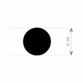 RONDSNOER NBR NBR 16mm