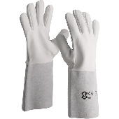 Sacobel Lashandschoenen Wit 5 Vinger 3210