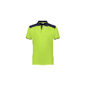 Santino Poloshirt Tivoli Lime / Real Navy Maat S