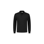 Santino Poloshirts Long Sleeve ZWART MAAT L