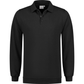 Santino Polosweatshirt Robin ZWART MAAT M