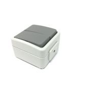 Delftechniek Serieschakelaar Opbouw Spatwaterdicht