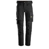 Snickers Allroundwork, Stretch Werkbroek  6341 Zwart Mt 196 ZWART MT 196