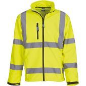 Toptex Soft Shell Jack Hi-Vis Yoko GEEL MT. M