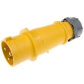 - Stekker 3-Polig Geel 4H 110V/32Amp