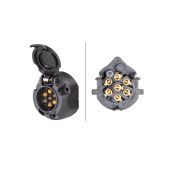 Hella Stekkerdoos 7 plg KUNSTSTOF