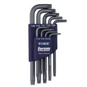 Forum Torx-haakse schroevendraaierset in kunststofhouder 9-Dlg. T8-T40