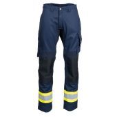 Tranemo Workwear Werkbroek 192140 Comfort Stretch Geel/Marineblauw Maat D104