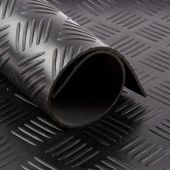 TRANENPLAATLOPER 1600x10000x3mm zwart