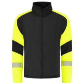Tricorp Fleecejack Reflective Redefined Black/Fluoryellow Maat XL