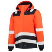 Tricorp Midi Parka High Vis Bicolor 403023 Fluor Orange-Ink Maat XS