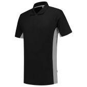 Tricorp Poloshirt Bicolor 202004 Black-Grey Maat XS