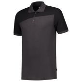 Tricorp Poloshirt Bicolor Naden 202006 Darkgrey-Black Maat XS