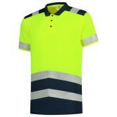 Tricorp Poloshirt High Vis Bicolor 203007 Fluor Yellow-Ink Maat XS