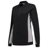 Tricorp Polosweater Bicolor Dames 302002 Black-Grey Maat XS