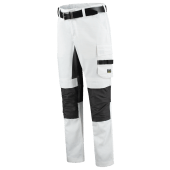 Tricorp Schildersbroek Twill Cordura Stretch 502016 White/Darkgrey Maat 58
