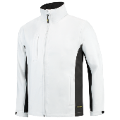 Tricorp Softshell Bicolor 402002 White/Darkgrey Maat 7XL