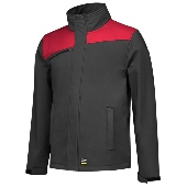 Tricorp Softshell Bicolor Naden 402021 Darkgrey/Red Maat 3XL