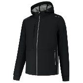 Tricorp Softshell Capuchon Accent 402705 Black/Grey Maat XS