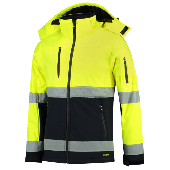 Tricorp Softshell ISO20471 Bicolor 403007 Fluor Yellow/Navy Maat 6XL