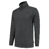 Tricorp Sweater Ritskraag 301010 Anthracite Melange Maat 7XL