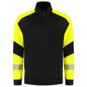 Tricorp Sweatvest Reflective Redefined Black/Fluoryellow Maat L