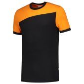 Tricorp T-shirt Bicolor Naden 102006 Black-Orange Maat XS