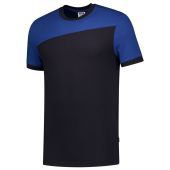 Tricorp T-shirt Bicolor Naden 102006 Navy-Royalblue Maat XS