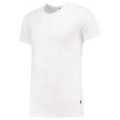 Tricorp T-shirt Elastaan Fitted V Hals 101012 White Maat XS