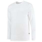Tricorp T-shirt Lange Mouw 60°C Wasbaar 101015 White Maat XS
