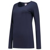 Tricorp T-shirt Lange Mouw Dames 101010 Ink Maat XS