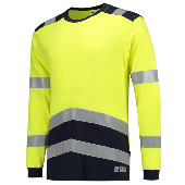 Tricorp T-shirt Lange Mouw Multinorm Bicolor Maat 5XL