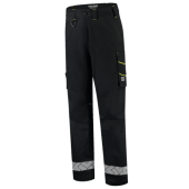 Tricorp Werkbroek Functional Stretch Reflective Redefined Black/Fluoryellow Maat 26